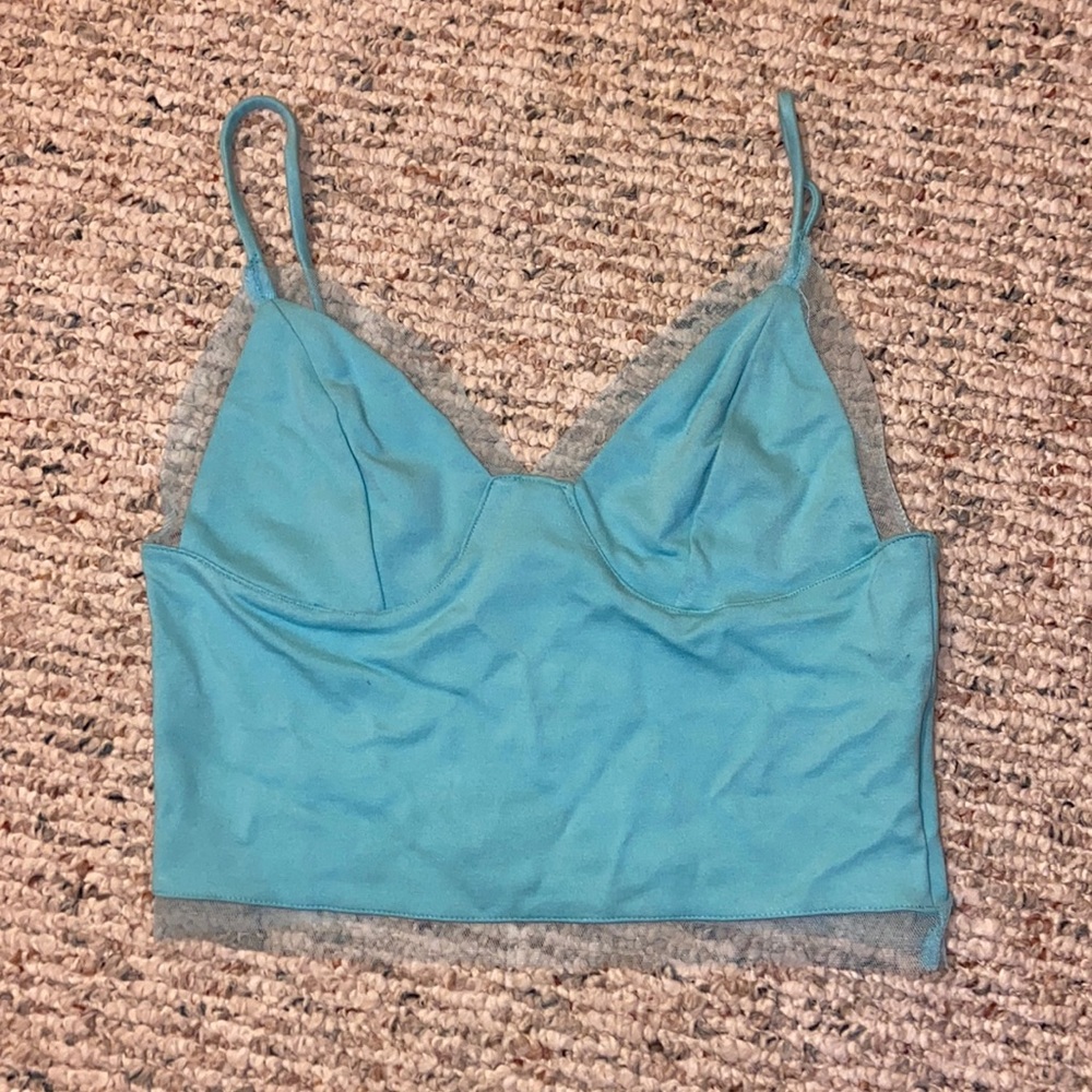 Blue Crop Top from Urban Outfitters